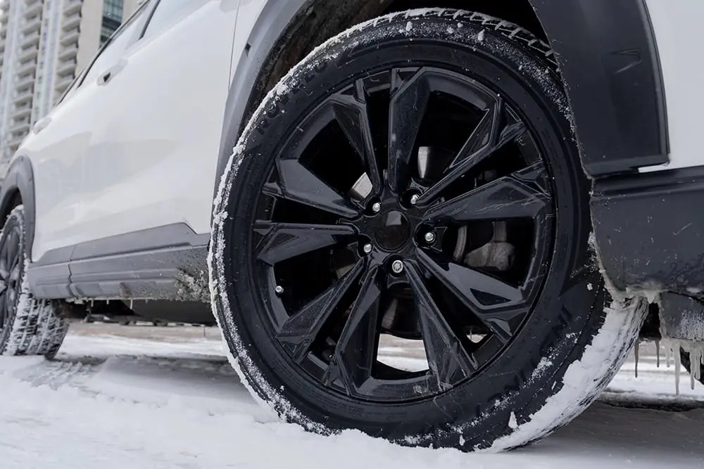Close up of All-Weather Tire